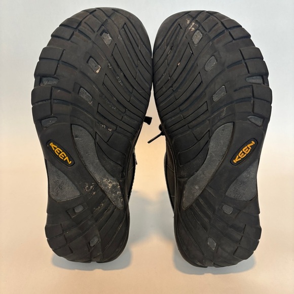 Keen womens black leather lace up casual Gorp GORPCORE Presidio Sneaker size 9.5 - Picture 5 of 10